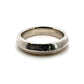 The Bi-Metal Mokume Gane White Gold Knife Edge Band (Ready to ship in 5mm width size 8)