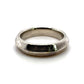 The Bi-Metal Mokume Gane White Gold Knife Edge Band (Ready to ship in 5mm width size 8)