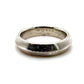 The Bi-Metal Mokume Gane White Gold Knife Edge Band (Ready to ship in 5mm width size 8)