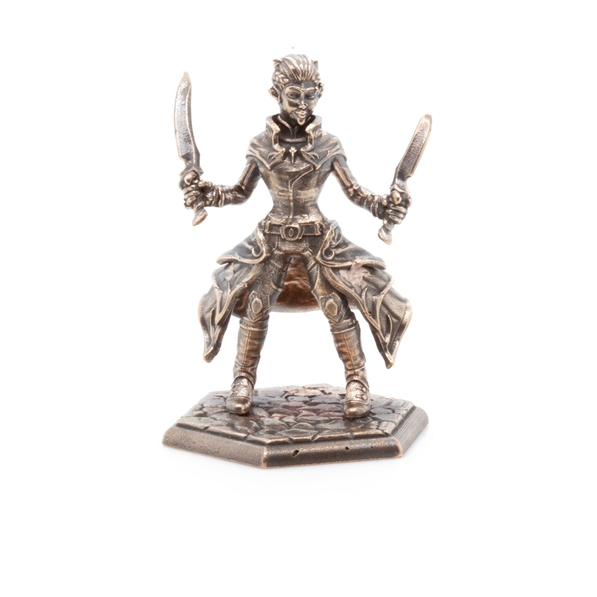 Antique Bronze DnD Mini Figure - W.R. Metalarts