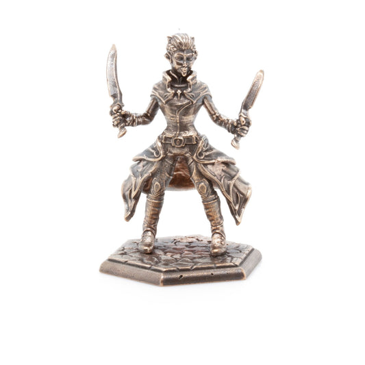 Antique Bronze DnD Mini Figure - W.R. Metalarts