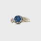 The Sapphire Mokume Twist Ring (Ready to ship in size 5.5)