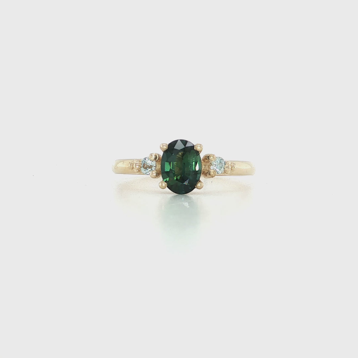 The Petite Sapphires Ring (Ready to ship in size 6)