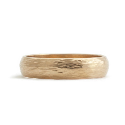 The Birch Band (Ready to ship in 3mm width 14K yellow gold size 5.75)