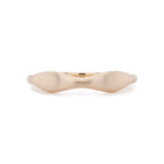 The Fairmined Double Droplet Ring (Ready to ship in size 7 with a matte finish) - W.R. Metalarts