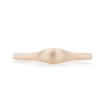 The Fairmined Petite Droplet Ring (Ready to ship in size 7 with a matte finish) - W.R. Metalarts