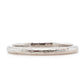 The Railroad Texture Band (Ready to ship in 2mm width 14K white gold size 7.25) - W.R. Metalarts