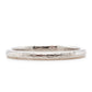 The Railroad Texture Band (Ready to ship in 2mm width 14K white gold size 7.25) - W.R. Metalarts