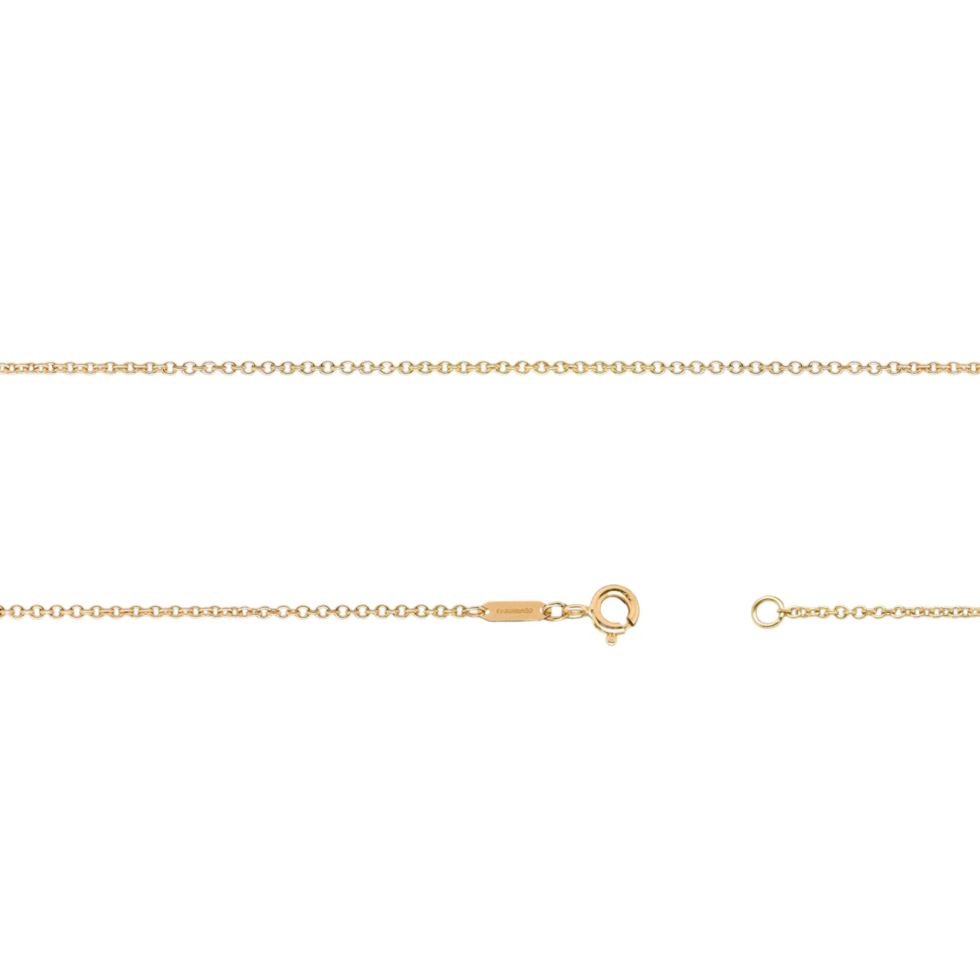 1.6mm x 1.8mm Cable Chain in Fairmined Yellow Gold - W.R. Metalarts