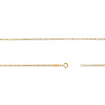 2.28mm x 2.5mm Cable Chain in Fairmined Yellow Gold - W.R. Metalarts