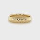 The Yellow Gold Hammered Band