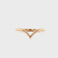 The Fairmined Pointed Contour Ring