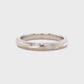 The Twisted Mokume Gane White Gold Band