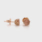 The Peach Oregon Sunstone Studs