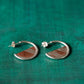 Mokume Crescent Hoops - W.R. Metalarts