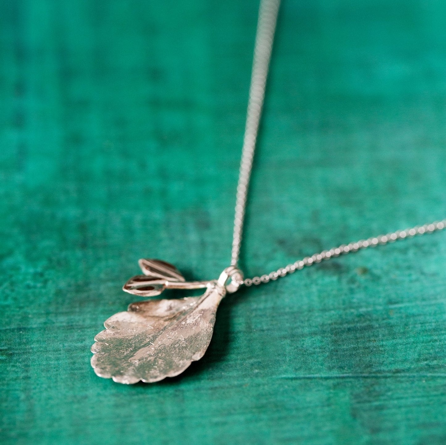 Silver Leaf Pendant - W.R. Metalarts