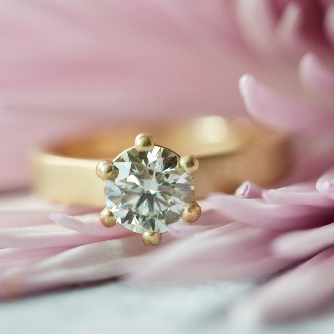 The 1ct Minimalist Solitaire - W.R. Metalarts