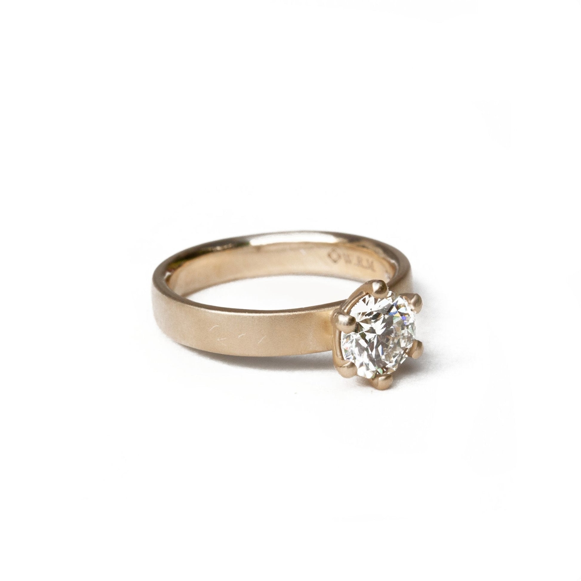 The 1ct Minimalist Solitaire - W.R. Metalarts