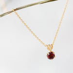 The Arizona Garnet Pendant - W.R. Metalarts