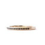 The Black Pavé Band (Ready to ship in 14K yellow gold size 7) - W.R. Metalarts