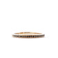 The Black Pavé Band (Ready to ship in 14K yellow gold size 7) - W.R. Metalarts