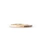 The Black Pavé Band (Ready to ship in 14K yellow gold size 7) - W.R. Metalarts