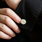 The Black Spinel Compass Cufflinks - W.R. Metalarts