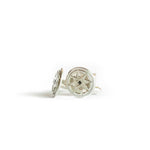 The Black Spinel Compass Cufflinks - W.R. Metalarts