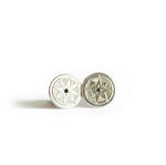 The Black Spinel Compass Cufflinks - W.R. Metalarts