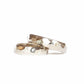 The Carved Band (Ready to ship in 4.5mm width in 14K white gold size 4.75) - W.R. Metalarts