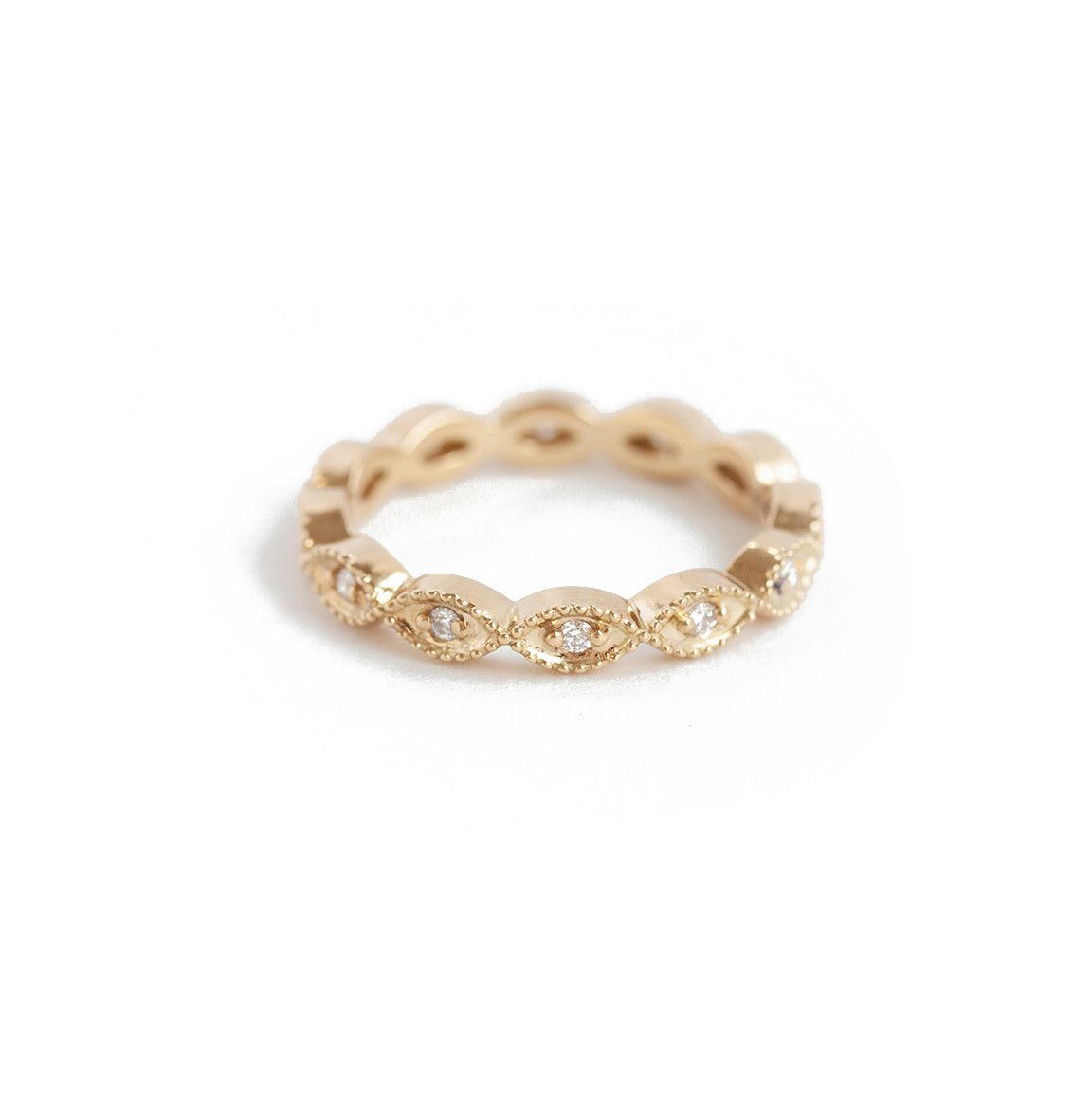 The Cat's Eye Eternity Band - W.R. Metalarts