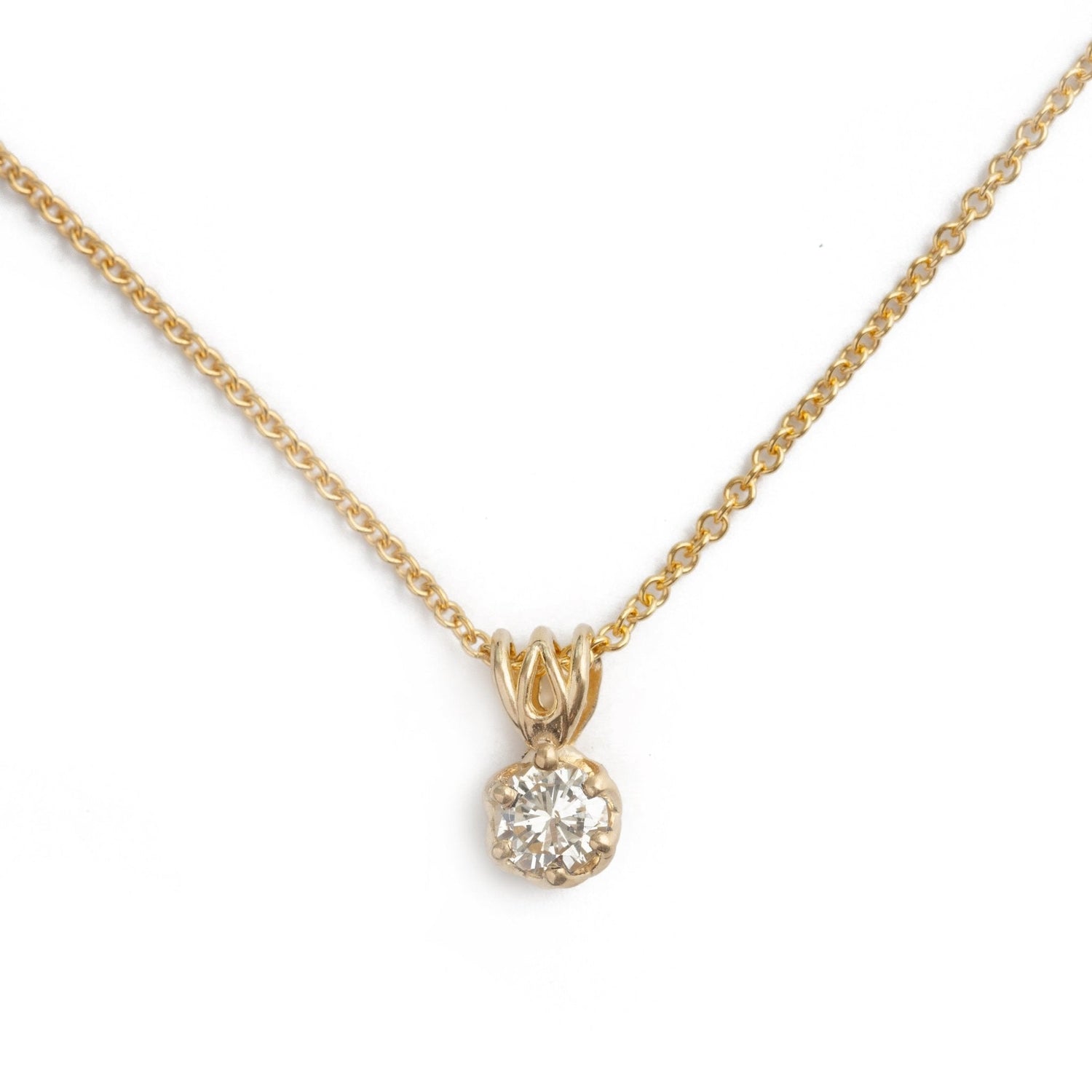 The Diamond Crown Pendant - W.R. Metalarts