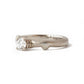 The Diamond Mokume Notched Solitaire - W.R. Metalarts