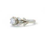 The Diamond Olive Branch Ring - W.R. Metalarts
