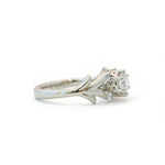 The Diamond Olive Branch Ring - W.R. Metalarts