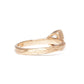 The Fairmined New Hampshire Goshenite Trillion-Cut Woodgrain Solitaire (Ready to ship in size 7) - W.R. Metalarts