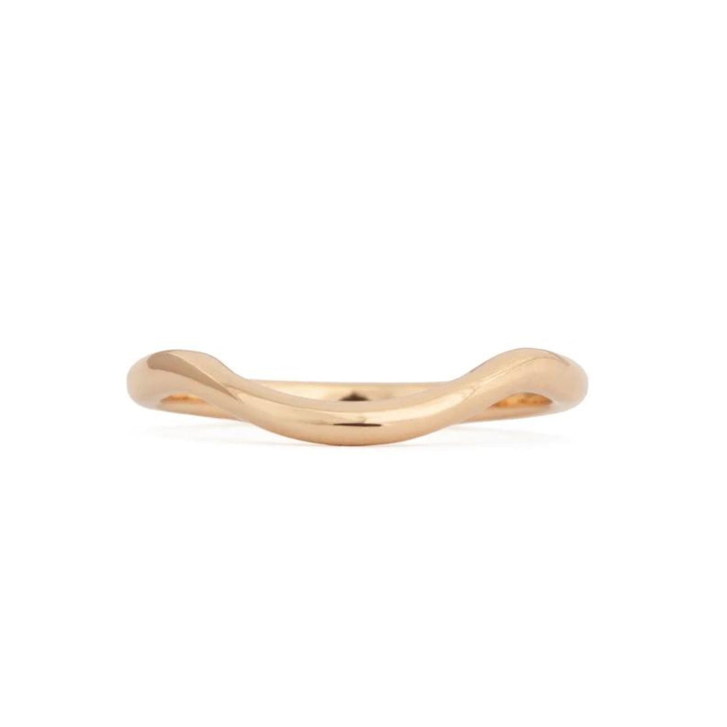 The Fairmined Soft Contour Ring (Ready to ship in size 7 polished finish) - W.R. Metalarts