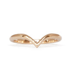 The Fairmined Sunbeam Pointed Contour Ring - W.R. Metalarts