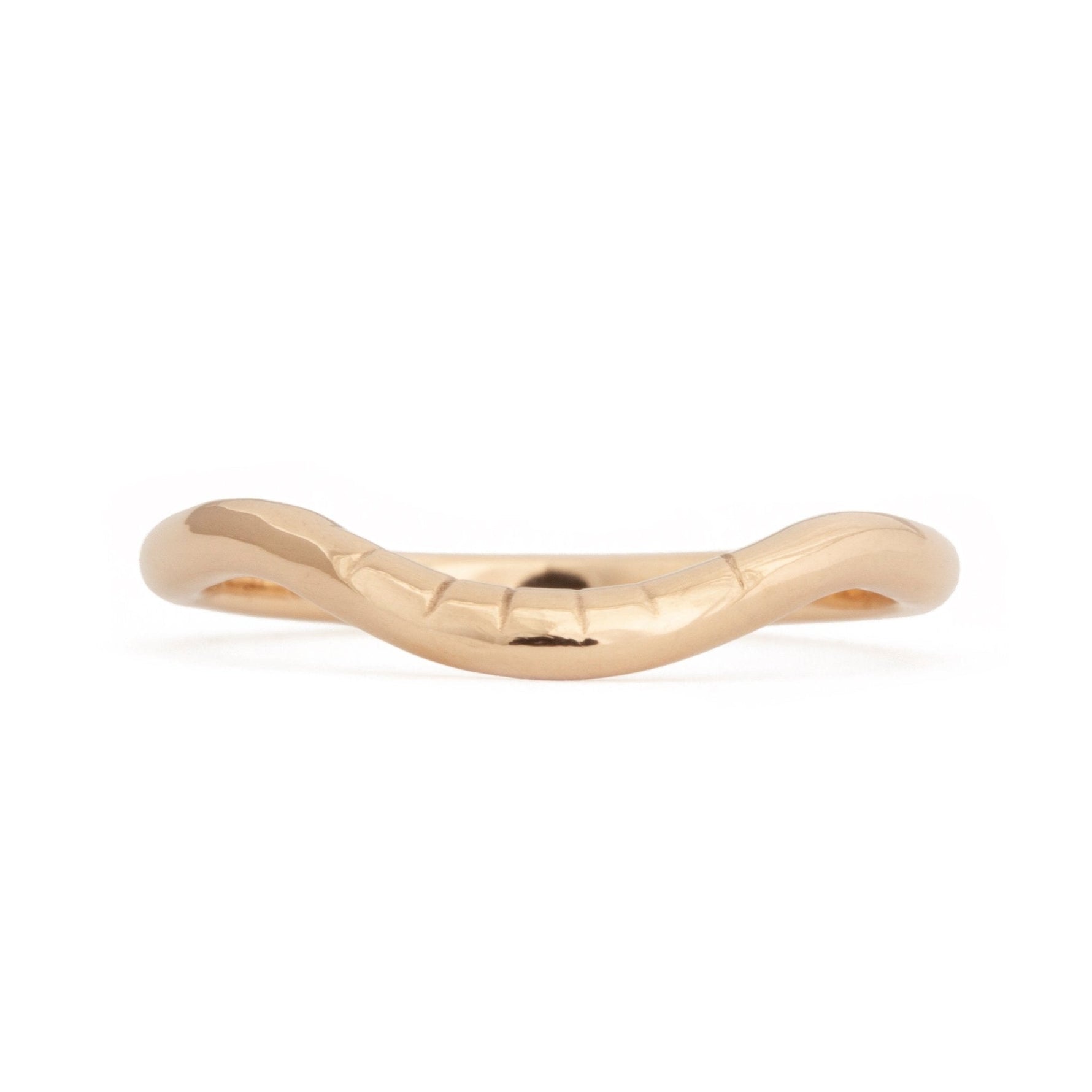 The Fairmined Sunbeam Soft Contour Ring (Ready to ship in size 7 polished finish) - W.R. Metalarts