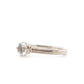 The Four-Prong Goshenite Mokume Solitaire (Ready to ship in size 8.25) - W.R. Metalarts