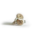 The Garnet Compass Cufflinks - W.R. Metalarts