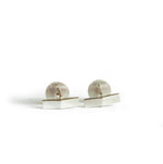 The Garnet Compass Cufflinks - W.R. Metalarts
