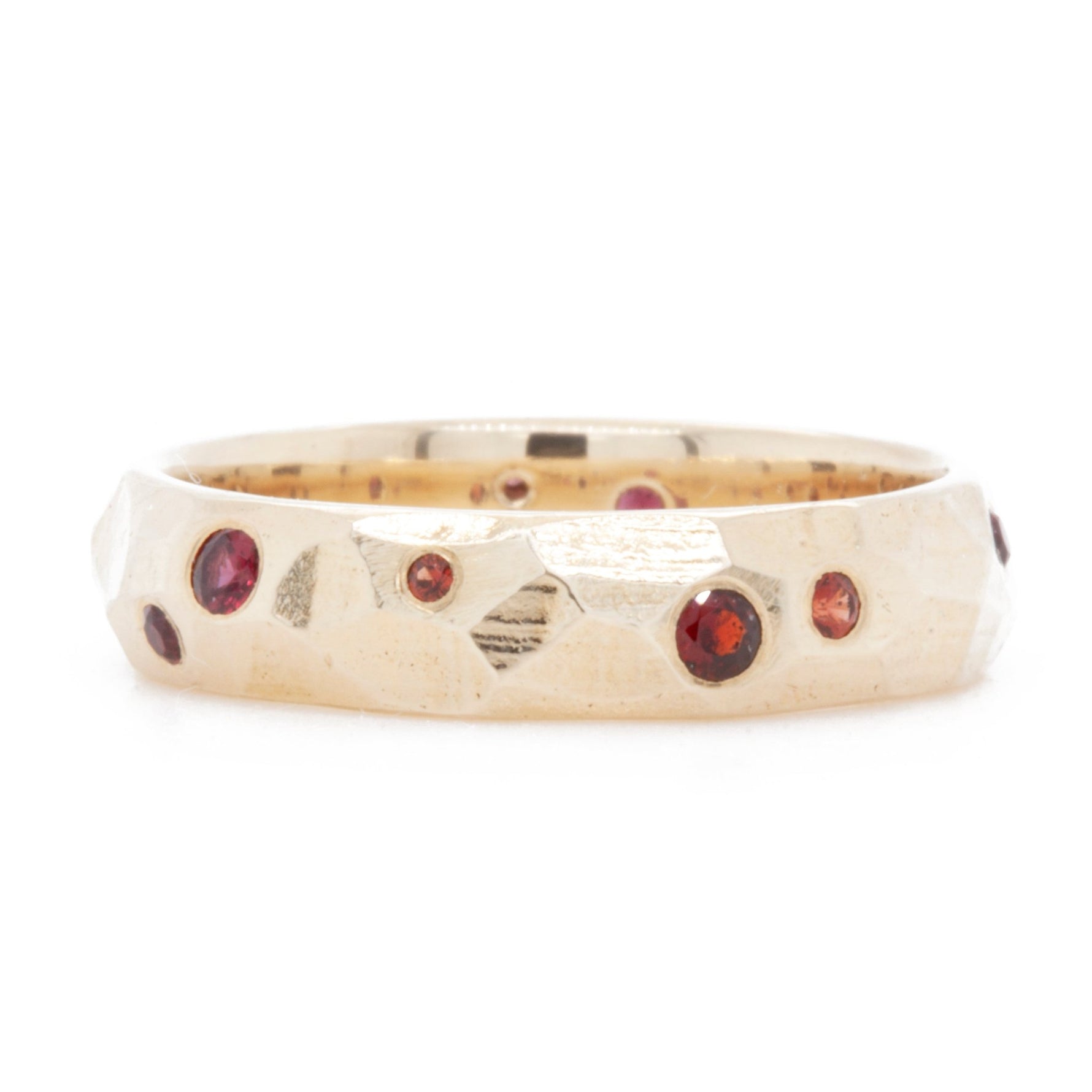 The Garnet Scattered Stars Ring - W.R. Metalarts
