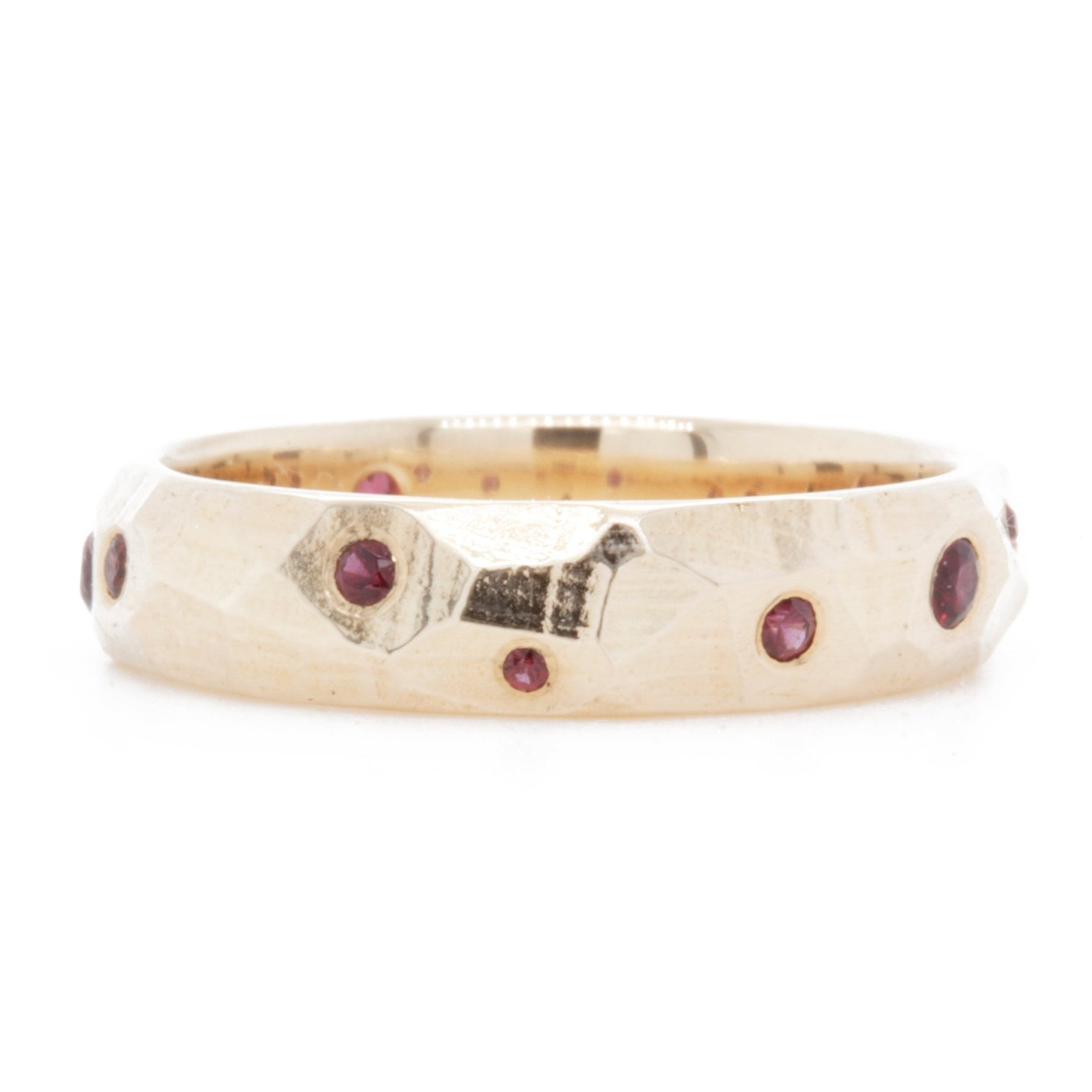 The Garnet Scattered Stars Ring - W.R. Metalarts