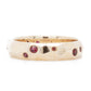 The Garnet Scattered Stars Ring (Ready to ship in size 7) - W.R. Metalarts