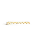 The Gilded Garnet Tie Bar - W.R. Metalarts