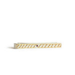 The Gilded Garnet Tie Bar - W.R. Metalarts