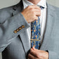 The Gilded Steps Tie Bar - W.R. Metalarts