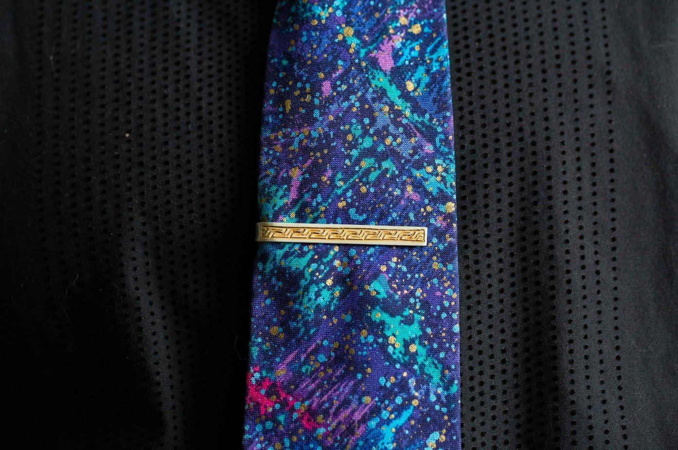 The Gilded Steps Tie Bar - W.R. Metalarts