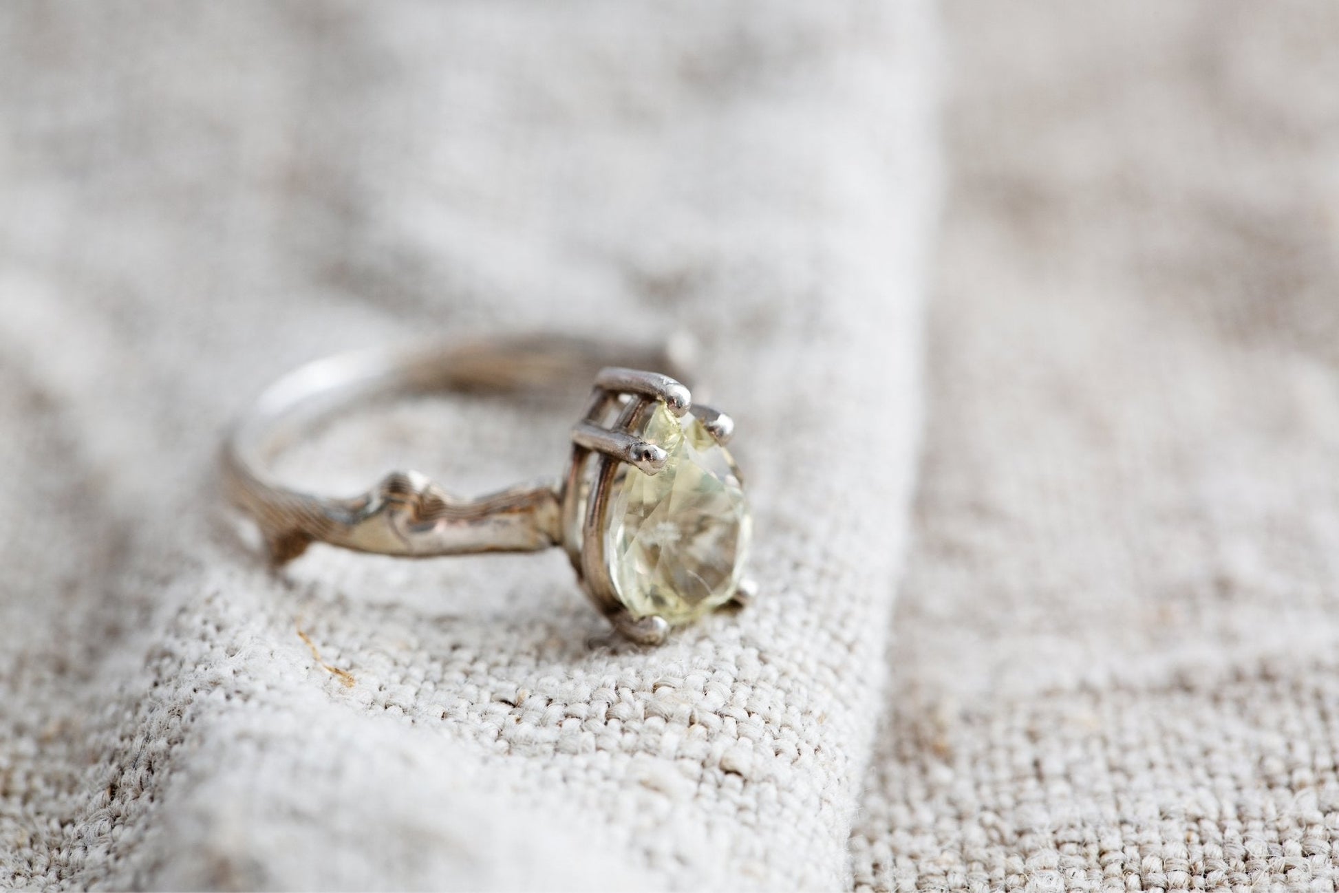 The Honeydrop Ring (Ready to ship in size 5.5) - W.R. Metalarts